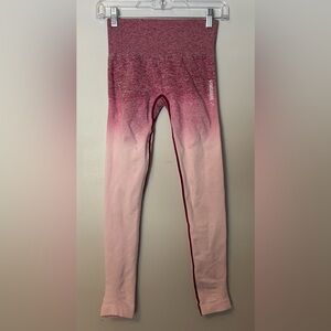 Gymshark Pink Ombre Leggings Size SM
